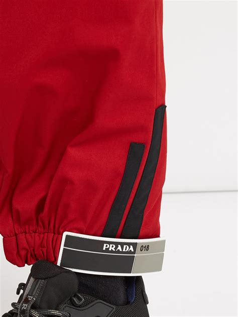 prada spring 2017 collection track pants|Prada track pants velcro.